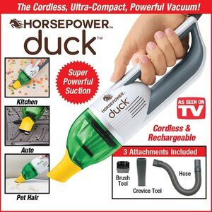 Horsepower Duck Hand-Held Cordless Vacuum